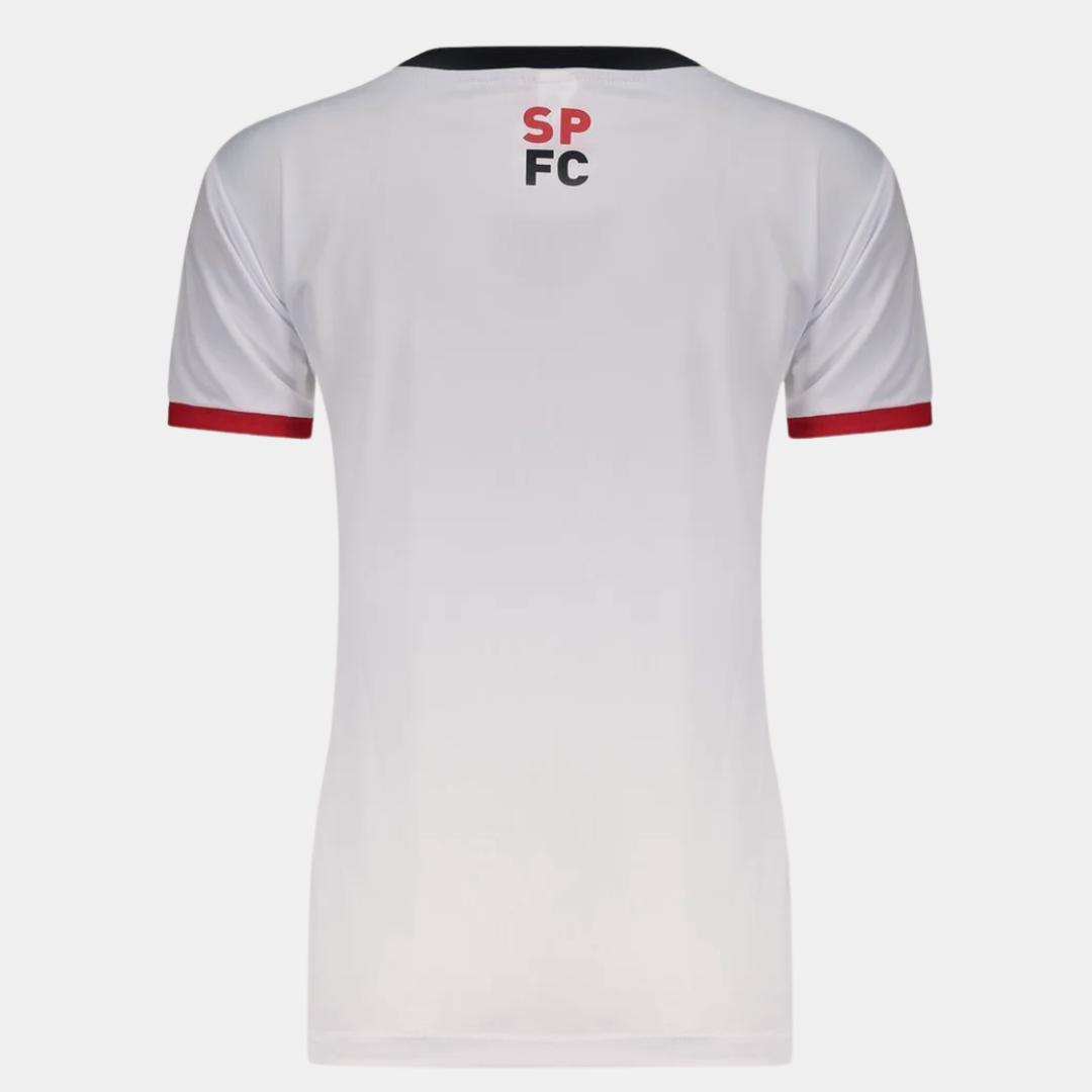 Camiseta Casual SPFC Branca - Feminina