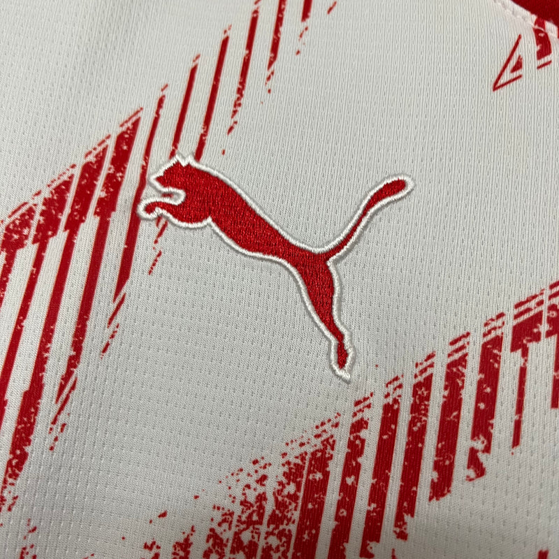 Camisa RB Leipzig Home 24/25 Torcedor Puma Masculino - Branca