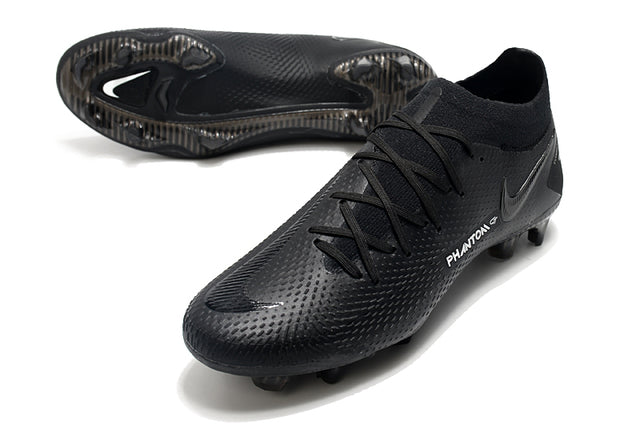 Chuteira Campo Nike Phantom GT Elite Dynamic Fit FG Black - Cano Alto