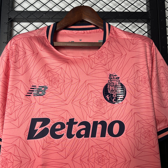 Camisa Porto Away 25/26 Torcedor New Balance Masculina - Rosa