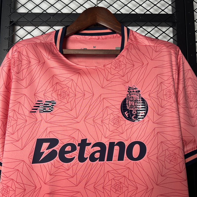 Camisa Porto Away 25/26 Torcedor New Balance Masculina - Rosa