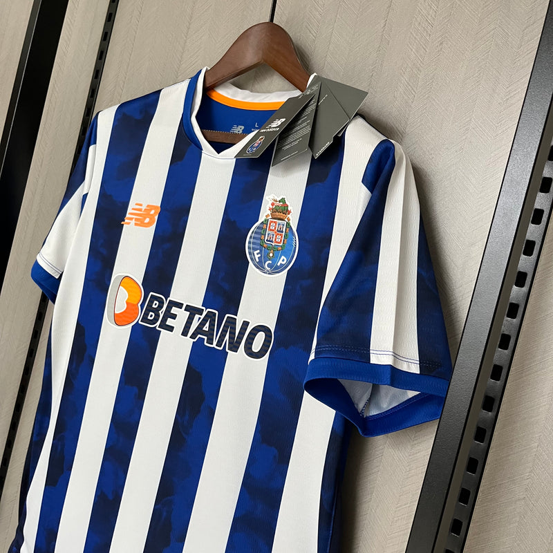 Camisa Porto Home 24/25 Torcedor New Balance Masculina - Azul