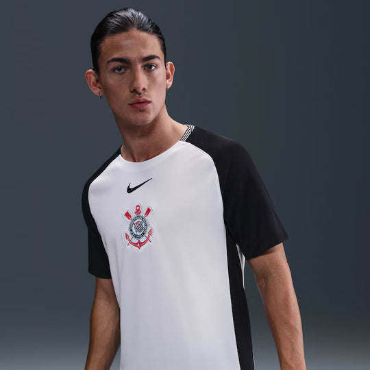 Camisa Corinthians Home 25/26 Torcedor Nike Masculino - Branca