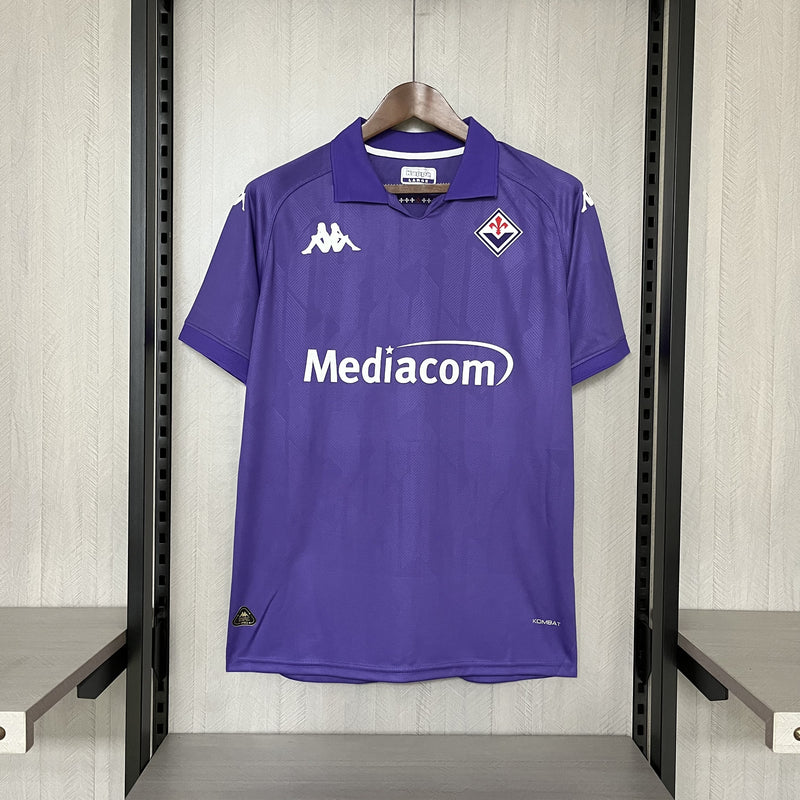 Camisa Fiorentina Home 24/25 Torcedor Kappa Masculino - Roxo