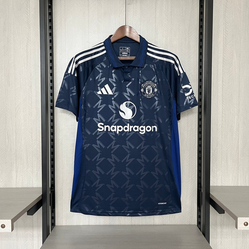 Camisa Manchester United Away 24/25 s/n° Torcedor Adidas Masculina - Azul