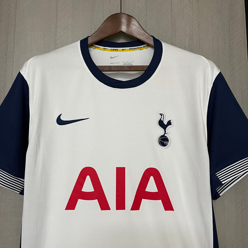 Camisa Tottenham Home 24/25 Torcedor Nike Masculino - Branca e Azul