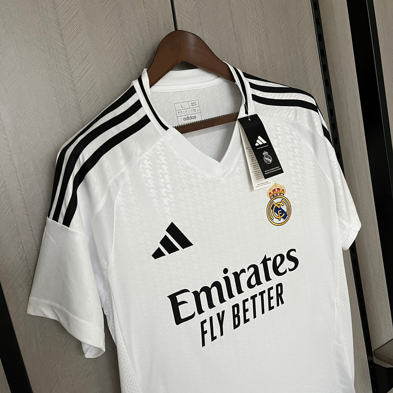 Camisa Real Madrid Home 24/25 s/n° Torcedor Masculino - Branca