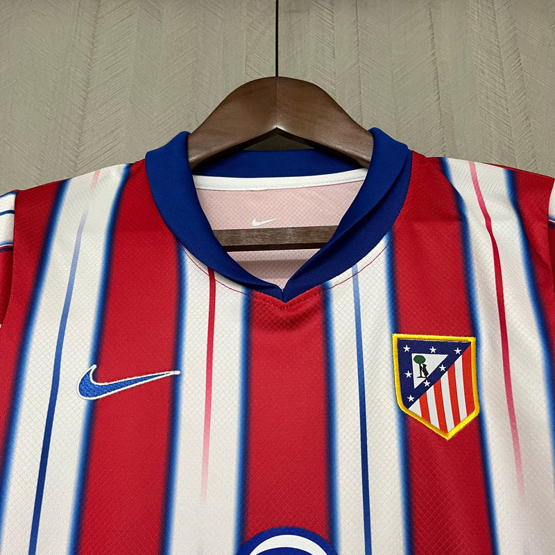 Conjunto Infantil Atlético De Madrid Home 24/25 Nike - Azul e Vermelho