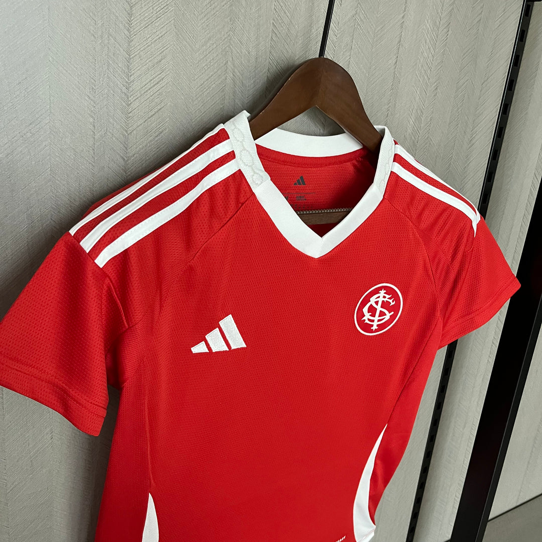 Camisa Internacional Home 25/26 Torcedor Adidas Feminina - Vermelha