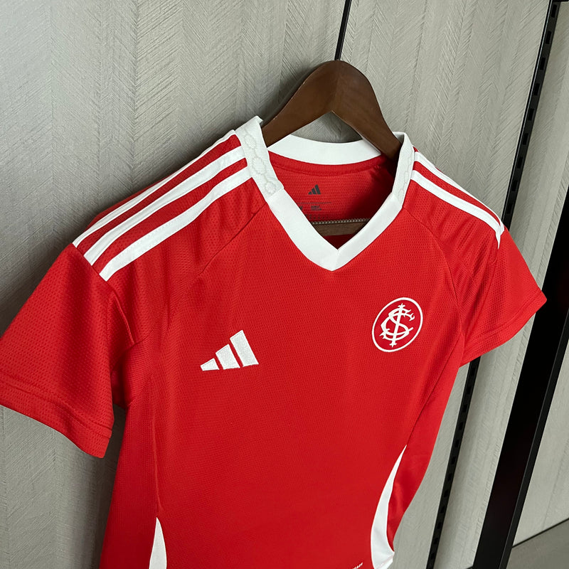 Camisa Internacional Home 25/26 Torcedor Adidas Feminina - Vermelha