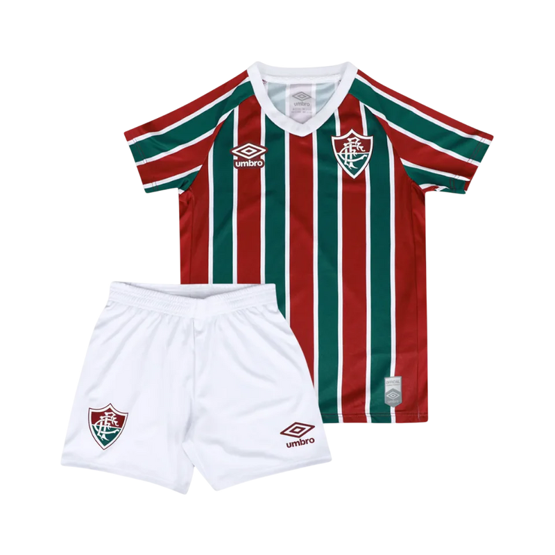 Conjunto Infantil Fluminense Home 25/26 Umbro - Tricolor