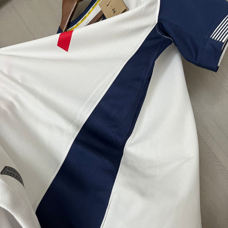 Camisa Tottenham Home 24/25 Torcedor Nike Masculino - Branca e Azul