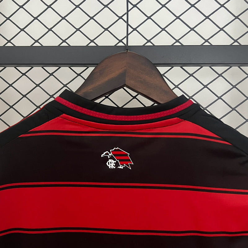 Camisa Flamengo Home 25/26 s/n° Torcedor Adidas Masculina - Vermelha e Preta