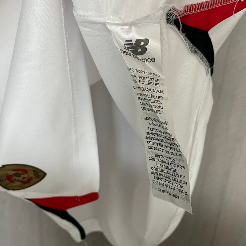 Camisa São Paulo Home 25/26 Torcedor New Balance Masculina - Branca