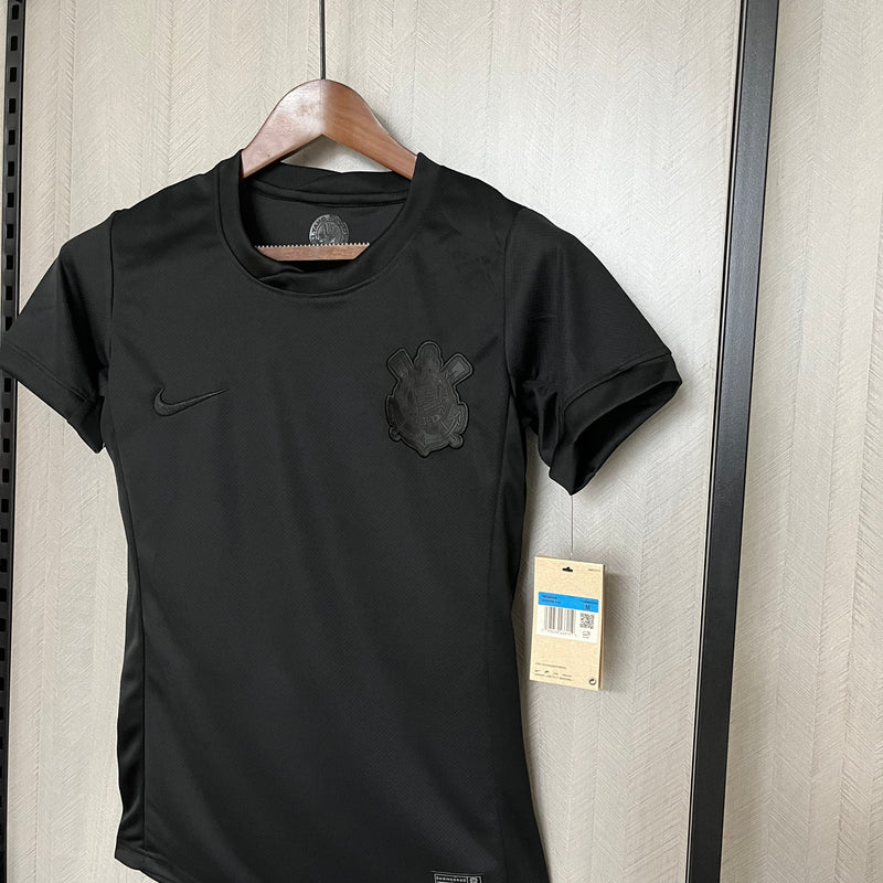 Camisa Corinthians Away 24/25 s/n° Torcedor Nike Feminina - Preta