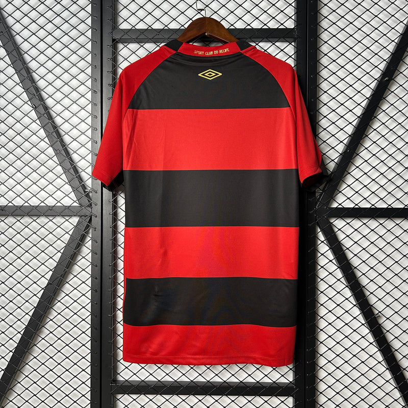Camisa Sport Recife Home 25/26 Torcedor Umbro Masculina - Vermelha e Preta