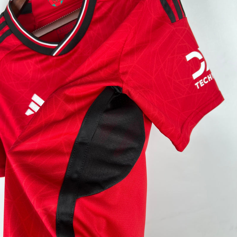 Camisa Manchester United I 23/24 Adidas - Vermelho