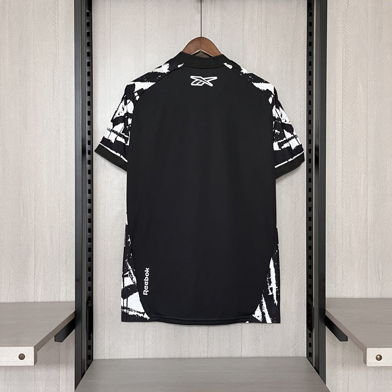 Camisa Botafogo Fourth 25/26 s/n° Torcedor Reebok Masculina - Branca e Preta (Cópia)