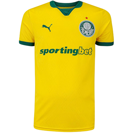 Camisa do Palmeiras Third 25/26 Torcedor Puma Masculina - Amarela
