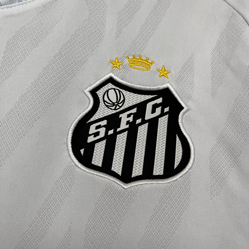 Camisa Santos Home 25/26 Torcedor Umbro Feminina - Branca