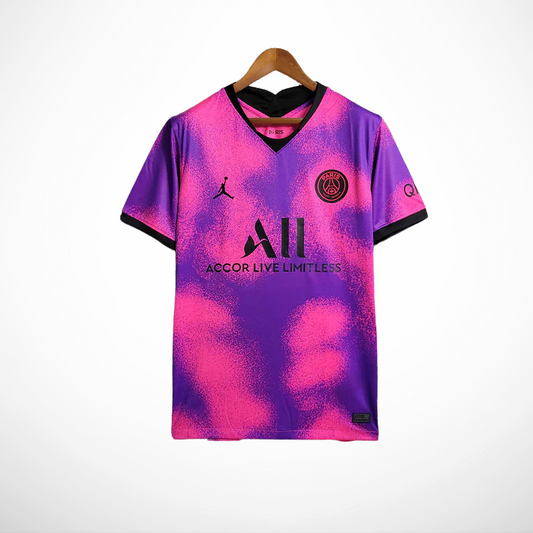 Camisa PSG Rosa 20/21 - Versão Retro