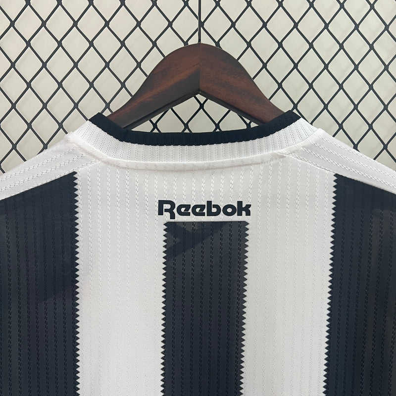 Camisa Botafogo Home 24/25 s/n° Torcedor Reebok Masculina - Branca e Preta