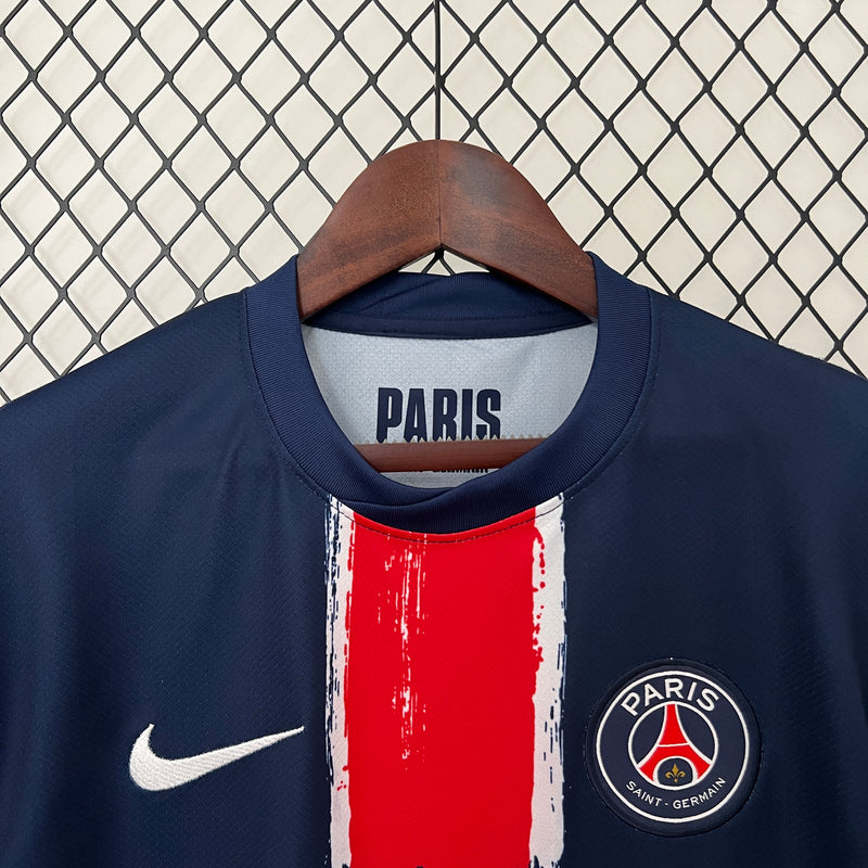 Camisa PSG Home 24/25 s/n° Torcedor Masculina - Azul