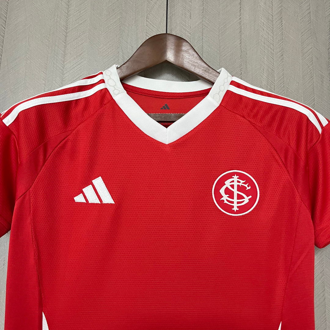 Camisa Internacional Home 25/26 Torcedor Adidas Feminina - Vermelha