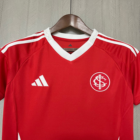 Camisa Internacional Home 25/26 Torcedor Adidas Feminina - Vermelha