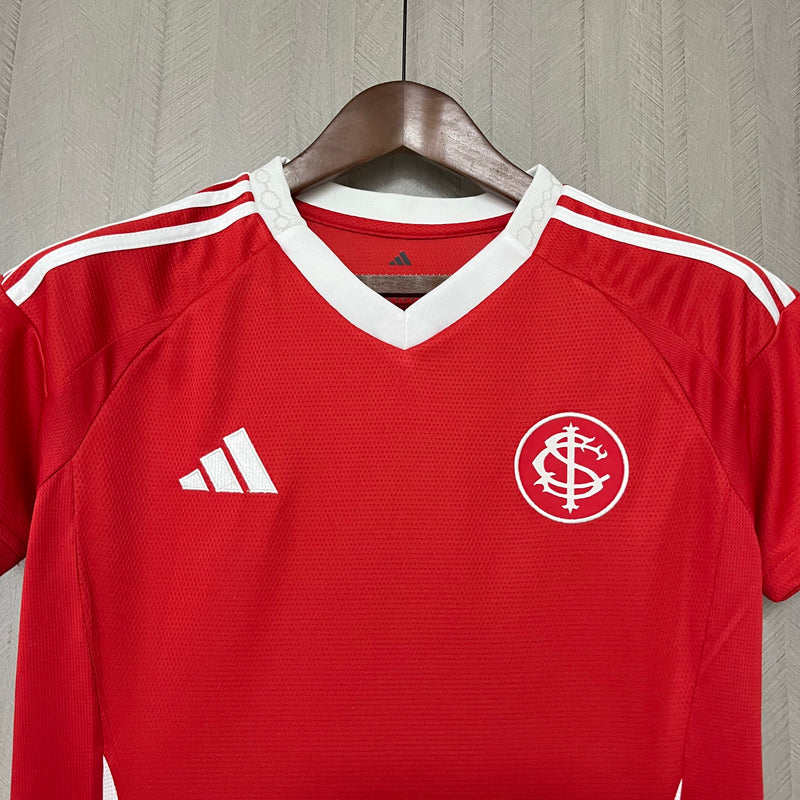Camisa Internacional Home 25/26 Torcedor Adidas Feminina - Vermelha