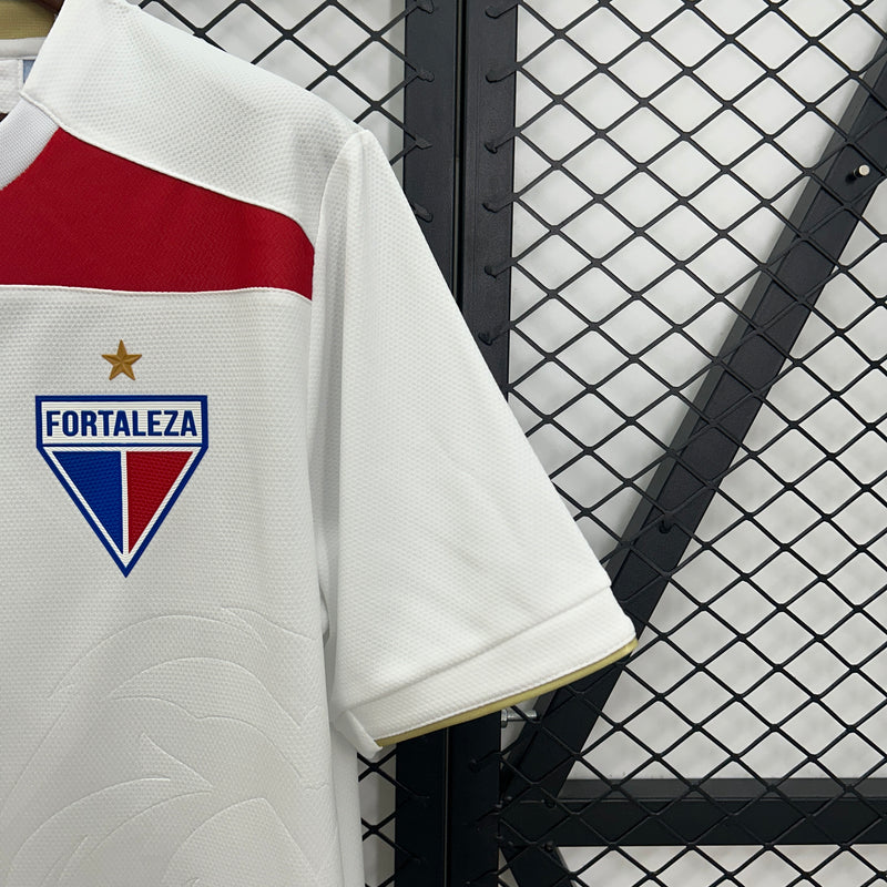 Camisa Fortaleza Away 25/26 Torcedor Volt Masculina - Branca