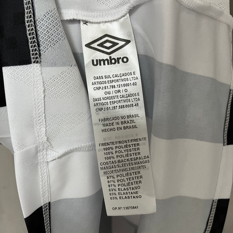 Camisa Santos Away 25/26 Torcedor Umbro Masculina - Preta e Branca
