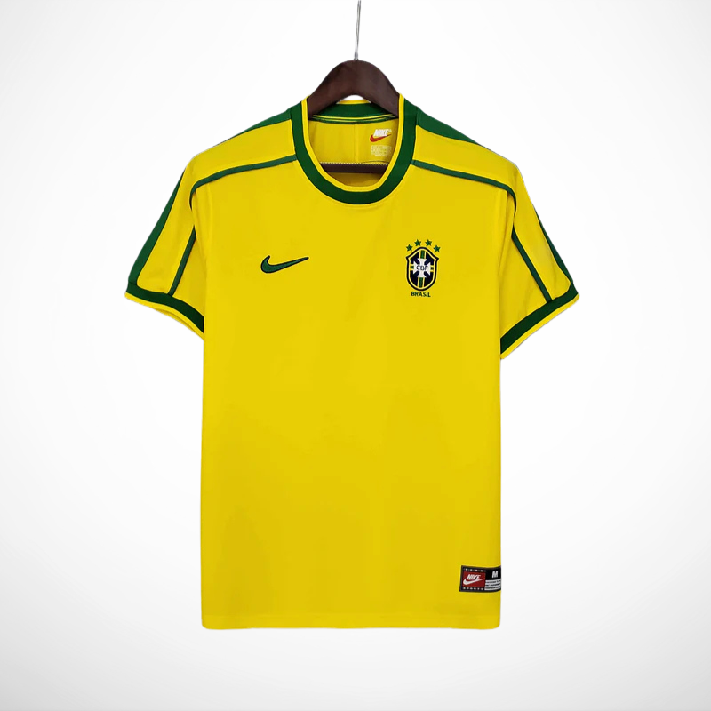Camisa Brasil Home - Retrô 1998