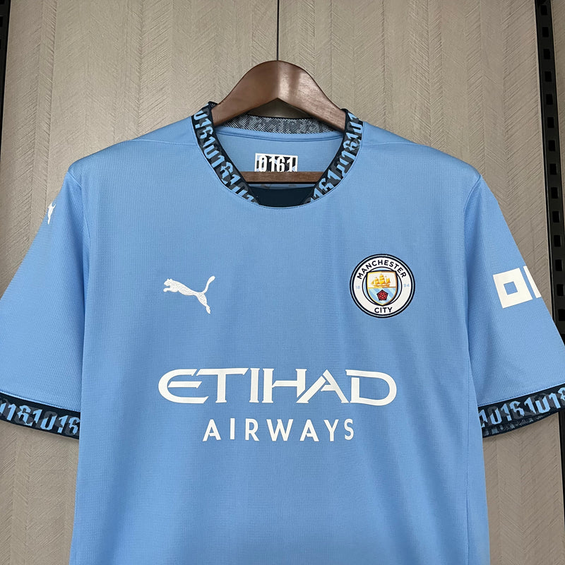 Camisa Manchester City Home 24/25 Torcedor Puma Masculina - Azul Claro