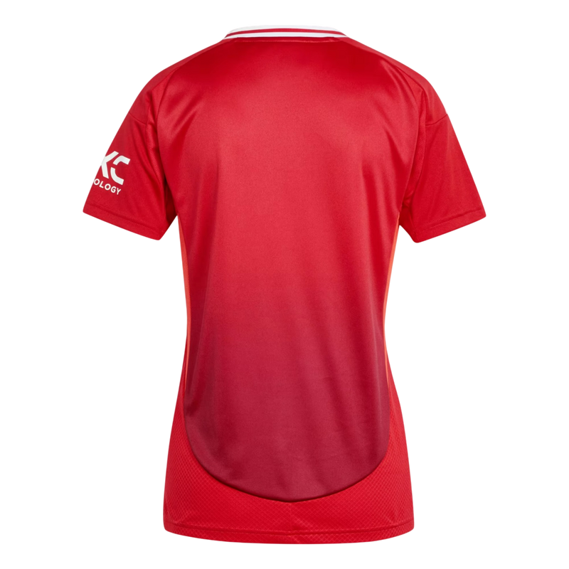 Camisa Manchester United Home 24/25 s/n° Torcedor Adidas Feminina - Vermelha