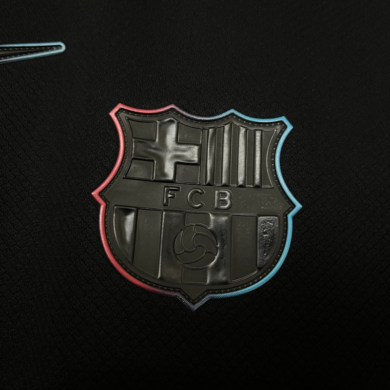 Camisa Barcelona Away 24/25 s/n° Torcedor Masculino - Preto