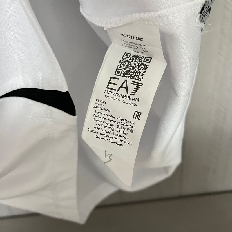 Camisa Napoli Away 24/25 Torcedor EA7 Masculina - Branca