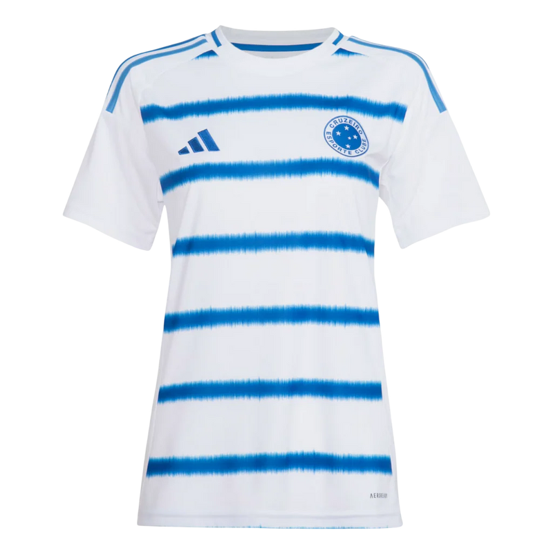 Camisa Cruzeiro Away 25/26 Torcedor Adidas Feminina - Branca