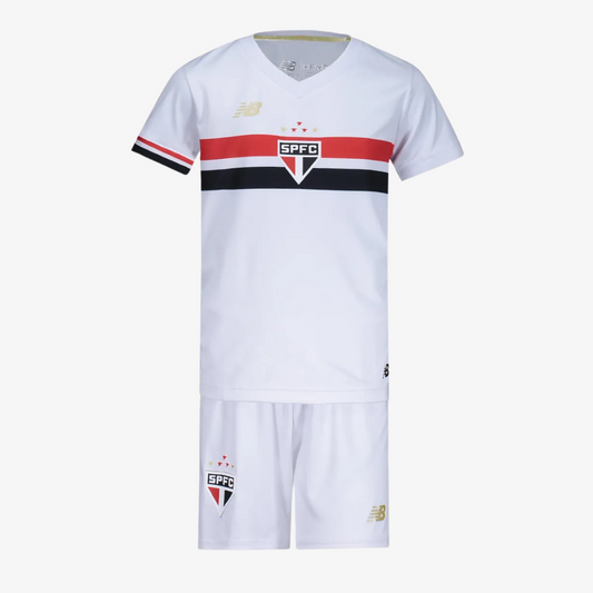 Conjunto Infantil New Balance São Paulo 2025/26 I