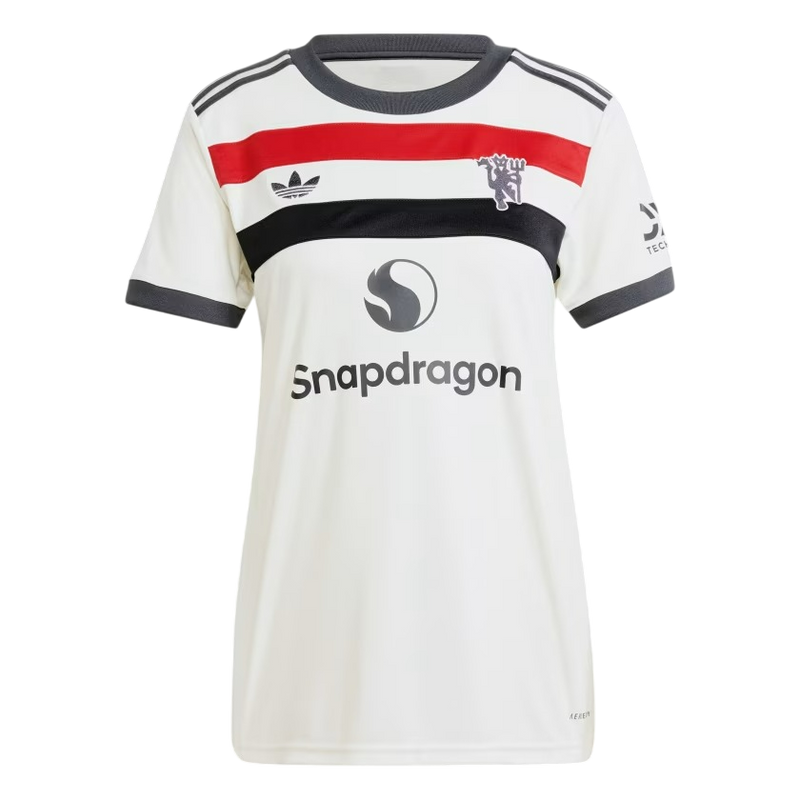 Camisa Manchester United Third 24/25 s/n° Torcedor Adidas Feminina - Branca