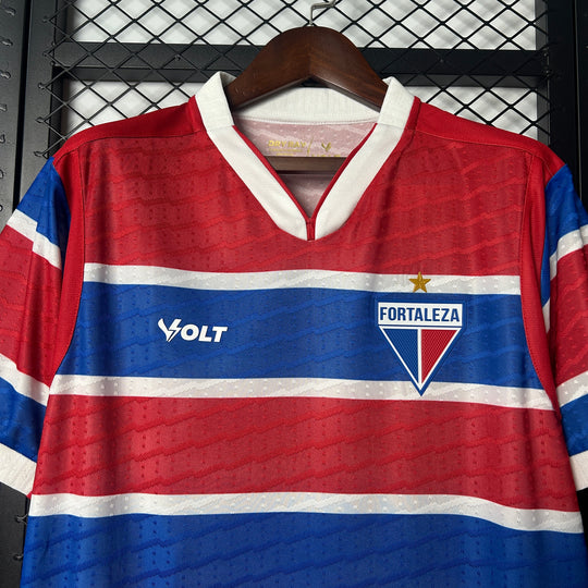 Camisa Fortaleza 25/26 Torcedor Volt Masculina - Vermelha e Azul