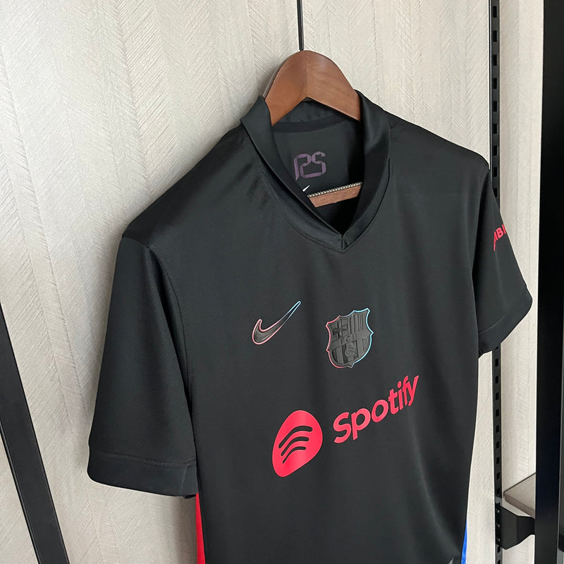 Camisa Barcelona Away 24/25 s/n° Torcedor Masculino - Preto