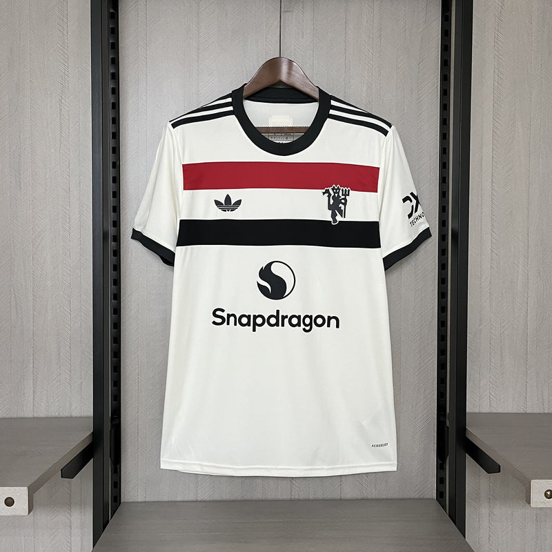 Camisa Manchester United Third 24/25 s/n° Torcedor Adidas Masculina - Branco