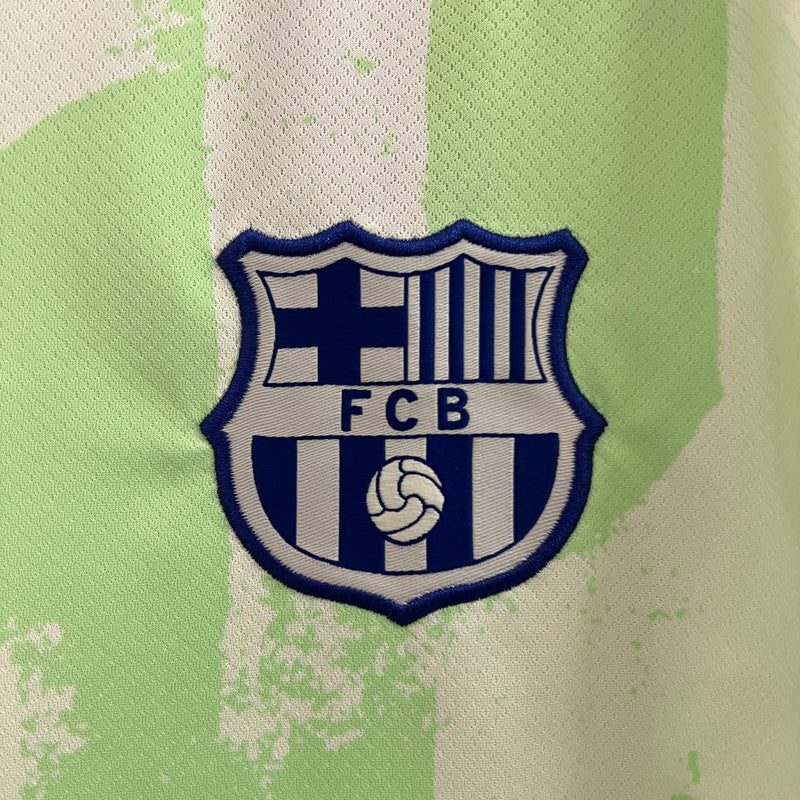 Camisa Barcelona Third 24/25 s/n° Torcedor Masculino - Verde e Branco