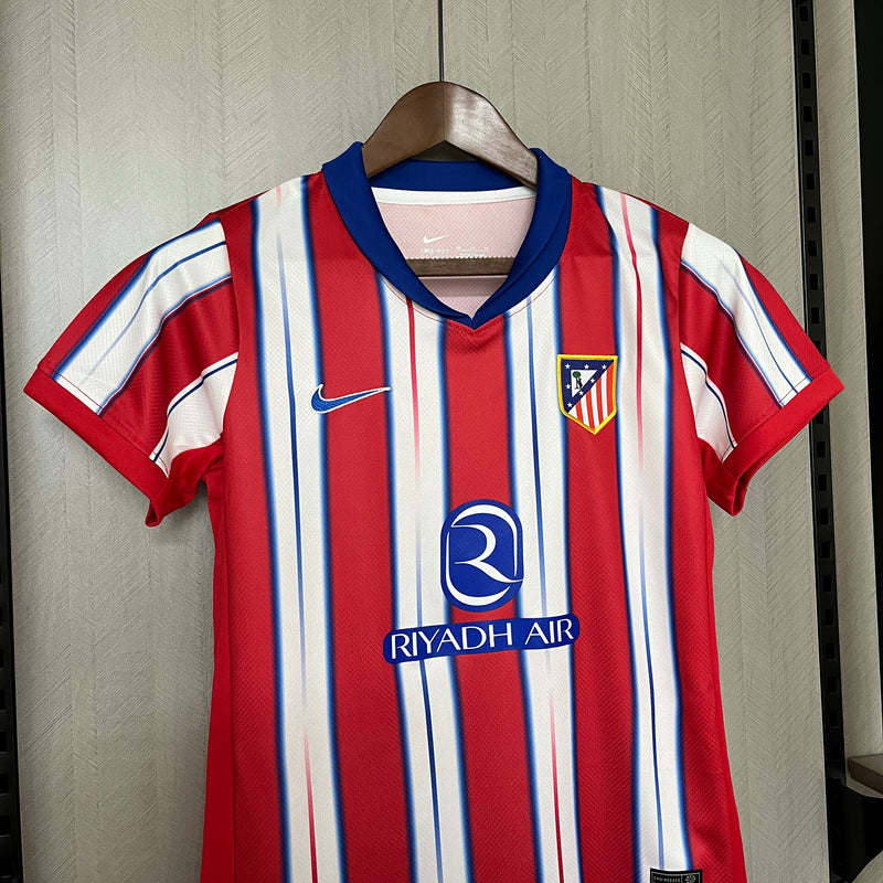 Conjunto Infantil Atlético De Madrid Home 24/25 Nike - Azul e Vermelho