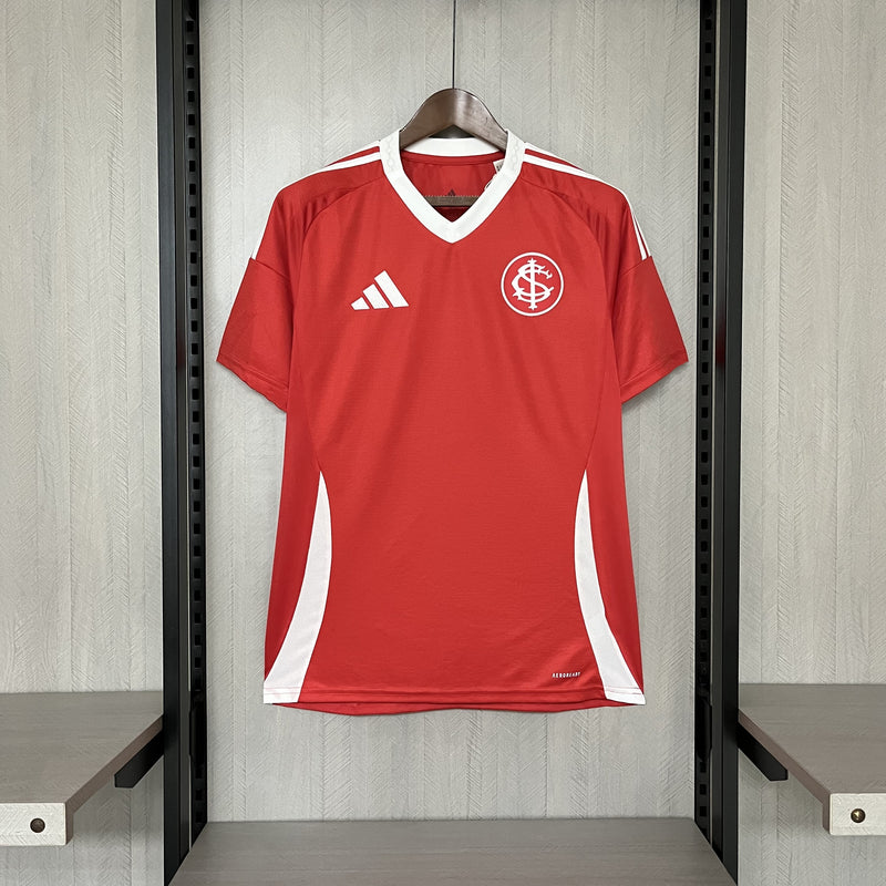 Camisa Internacional Home 25/26 Torcedor Adidas Masculina - Vermelha e Branca