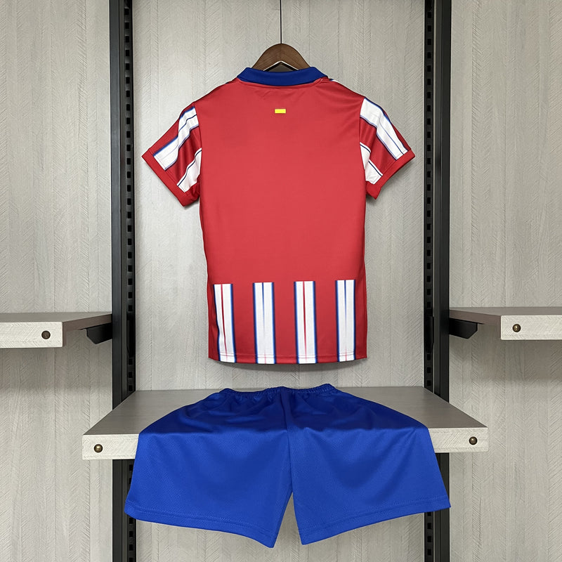 Conjunto Infantil Atlético De Madrid Home 24/25 Nike - Azul e Vermelho