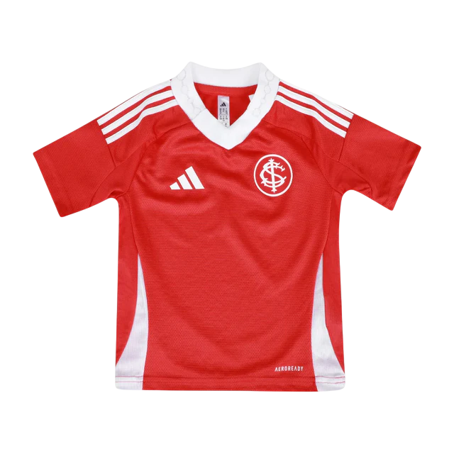 Conjunto Infantil Internacional Home 25/26 Adidas - Vermelha