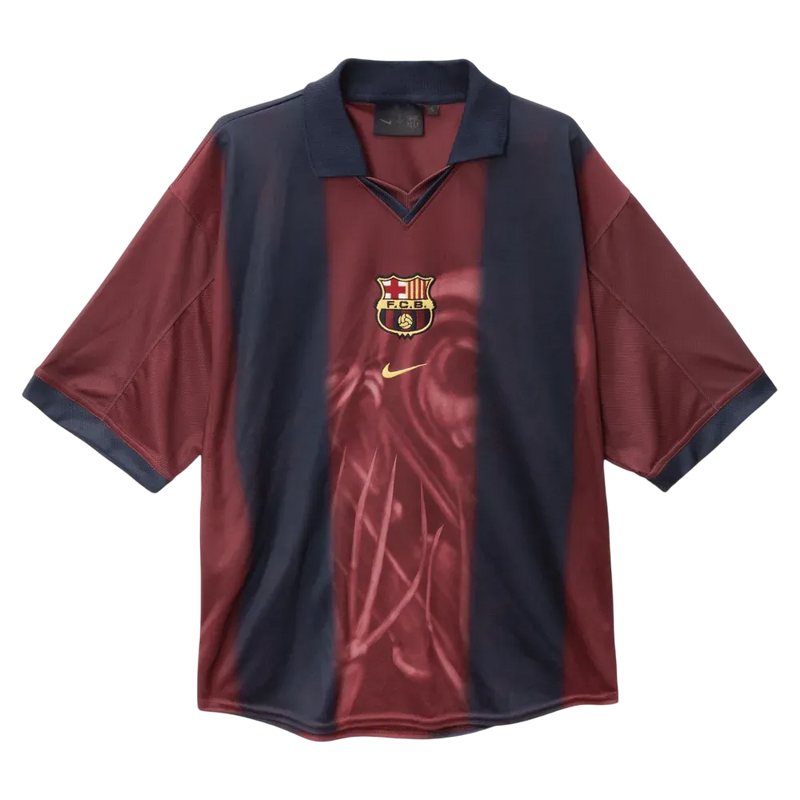 Camisa Barcelona Edição Especial Travis Scott 24/25 Torcedor Nike Masculina - Vinho