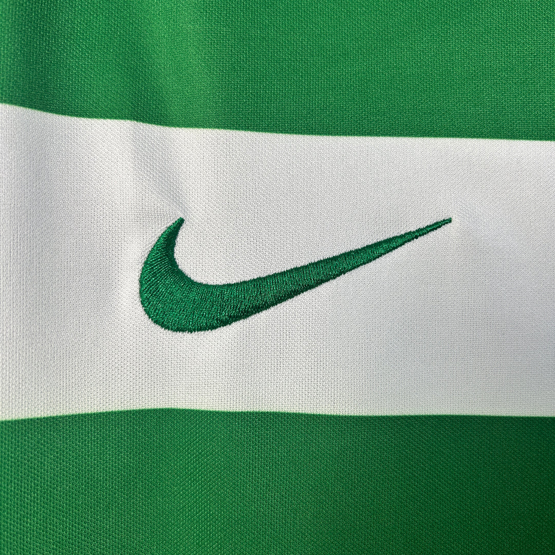 Camisa Sporting Home 25/26 Torcedor Nike Masculina - Verde e Branca